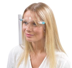 Bild von 10 x Schutzvisier, Gesichtsschutz mit Brillengestell, Schutzbrille