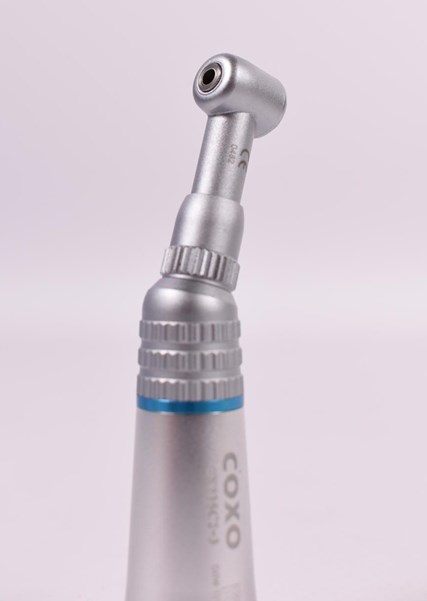 Bild von COXO Winkelstück blau Druckknopf (Push Button) Dental CX-235-1B, ID3990
